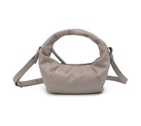 LES VISIONNAIRES Greta Mini Essential Bolso Piel 23 cm gris