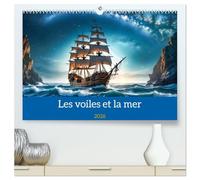 Les voiles et la mer (Calendrier mural 2026 DIN A2 vertical) calendrier de bureau: Images de la navigation d'autrefois.