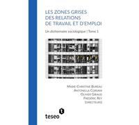 Les zones grises des relations de travail et d’emploi: Un dictionnaire sociologique (Tome 1)
