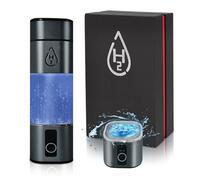 LeSage Botella de agua de hidrógeno de 280 ml, filtro de agua portátil para viajes, tecnología de botella de agua de hidrógeno, máquina ionizadora de agua hidráulica 6120 PPB para el hogar con caja de