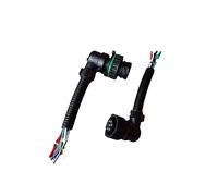 LESANGBAIHUODIAN 2 uds. Enchufe Macho de 7 Pines for Coche Apto for camión Volvo Apto for Mercedes-Benz Actros Conector de luz Trasera Apto for Iveco Apto for camión DAF Man Scania (Color : Silver)