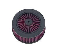 LESANGBAIHUODIAN Sistema de filtro de admisión de filtro de aire de repuesto for motocicleta, elemento interno apto for la turbina RSD Venturi Clarity Blunt Air Cleaners Harley (Color : Red)