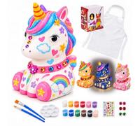 lesarlamgarten Kit de lámpara de unicornio, manualidades de unicornio para niñas, juego de arte de bricolaje, actividad de pintura, regalos de cumpleaños para niños de 6 a 12 años