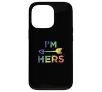 Lesbian Couple I'm Hers Matching LGBT Pride Carcasa para iPhone 13 Pro