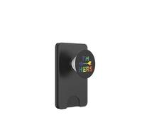 Lesbian Couple I'm Hers She's Mine Matching LGBT Pride PopSockets PopWallet para MagSafe