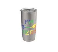 Lesbian Couple I'm Hers She's Mine Matching LGBT Pride Vaso térmico de acero inoxidable de doble pared
