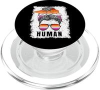 Lesbian Pride Flag Funny Messy Hair Humano Lesbianas PopSockets PopGrip para MagSafe