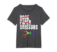 Lesbiana Divertida, Orgullo LGBTQ Camiseta, Mujer Tallas Grandes, Jaspeado Oscuro, 6XL Grande