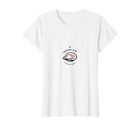 Lesbianas Comen ¿Qué? Dieta de mariscos Divertido Amante de Las ostras Camiseta, Mujer, Blanco, S