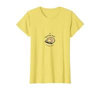Lesbianas Comen ¿Qué? Dieta de mariscos Divertido Amante de Las ostras Camiseta, Mujer, Limón, 3XL