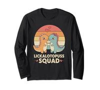 Lesbianas Dinosaur Squad Divertido Inapropiado Lindo LGBTQ Manga Larga