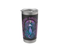 Lesbianas Orgullo Gay Sirena Bandera Arco Iris Gafas Vaso térmico de acero inoxidable de doble pared