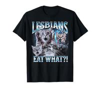 Lesbians Eat What Funny Bootleg Adult Humor Graphic Camiseta