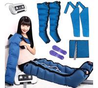 LESBJFDM Presoterapia para Casa Abdomen Y Piernas con 6 Cavidades, Maquina De Presoterapia para Casa, Maquina Presoterapia Masaje Piernas, Drenaje Linfatico Piernas Máquina De Masaj