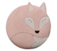 LESCHI Bolsa Semillas Microondas de 100% Algodón y Trigo Orgánicos, Saco de Semillas con Funda Lavable, Saco Térmico de Semillas ideal para Dolores Menstruales, Cólicos y Dolor Abdominal, Zorro rosa