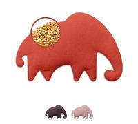 LESCHI Bolsa Semillas Microondas de 100% Algodón y Trigo Orgánicos, Saco Térmico de Semillas ideal para Dolores Menstruales, Cólicos y Dolor Abdominal, Saco de Semillas Leschifant, rojo