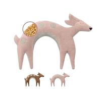 LESCHI Saco Térmico de Semillas para Microondas, Saco de Semillas de 100% Algodón y Trigo Orgánicos, Bolsa Semillas Microondas ideal para Cuello, Cervical y Espalda, Corcino Flora rosa