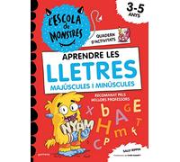 L'Escola de Monstres – Cuaderno de actividades: aprender letras mayúsculas y minúsculas – Montena
