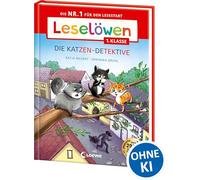 Leselöwen 1. Klasse - Die Katzen-Detektive (Großbuchstabenausgabe): Die Nr. 1 für den Lesestart - Mit Leselernschrift ABeZeh - Erstlesebuch für Kinder ab 6 Jahren