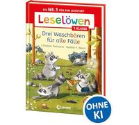 Leselöwen 1. Klasse - Drei Waschbären für alle Fälle: Die Nr. 1 für den Lesestart - Mit Leselernschrift ABeZeh - Erstlesebuch für Kinder ab 6 Jahren