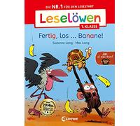 Leselöwen 1. Klasse - Jim ist mies drauf - Fertig, los ... Banane!: Die Nr.1 für den Lesestart - Der beliebte Bilderbuch-Character Jim als Erstlesebuch für Kinder ab 6 Jahren