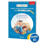 Leselöwen - Lesen und schreiben lernen mit Spurrillen - Ein spannender Fall für die Polizei: Erstlesegeschichte trifft clevere Lernhilfe - Mit Silbenfärbung und vorgeprägten Wörtern für die 1. Klasse