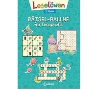 Leselöwen Rätsel-Rallye für Leseprofis - 2. Klasse (Türkis): Rätselbuch zum Lesenlernen für Kinder ab 7 Jahre