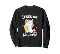 Lesen ist Magisch Einhorn Lesen Magische Lesewelt Kinder Sudadera