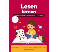 Lesen lernen für Linkshänder: Silben, Wörter und erste Sätze in der 1. Klasse: Übungsheft mit Silbenbögen, Silbenteppichen, Lesegeschichten und ... für die linke Hand (Schlau in der Schule)