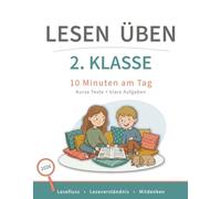 Lesen üben 2. Klasse - 10 Minuten am Tag - 2026: Kurze Texte mit Aufgaben für Lesefluss, Leseverständnis und zum Mitdenken - mit Fortschritt- & Lesemeister-Momenten