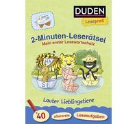 Leseprofi - 2-Minuten-Leserätsel: Mein erster Lesewortschatz. Lauter Lieblingstiere: 40 allererste Leseaufgaben: 9