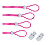 Leshang Kit de correa elástica para gafas (paquete de 4), kit de repuesto de cordón elástico ajustable para gafas de natación (rosa)