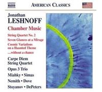 Leshnoff: Chamber Music (Naxos: 8.559721) (Carpe Diem String Quartet/ Stephen Miahky/ Jerome Simas/ Joshua Nemith/ Op.3 Trio/ Barry Dove/ Svet Stoyanov) by Carpe Diem String Quartet (2012-06-14)