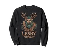 Leshy Bosque Salvaje Mitología Eslava Hombre Verde Pagano Sudadera
