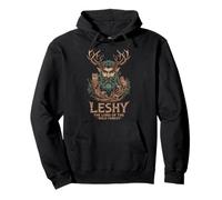 Leshy Bosque Salvaje Mitología Eslava Hombre Verde Pagano Sudadera con Capucha