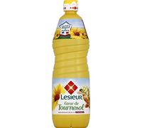 Lesieur - Aceite de corazón de girasol extraído de una impresión - 1 l - 4 unidades - Entrega rápida en Francia - Precio por paquete