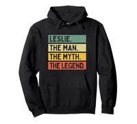 Leslie The Man The Myth The Legend Cita Personalizada Divertida Sudadera con Capucha
