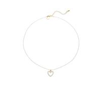 Leslii Acero inoxidable corazón cadena colgante corazón collar corto corazón joyería impermeable, normal, Acero inoxidable, Ninguno