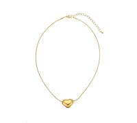 Leslii Acero inoxidable corazón cadena colgante corazón collar corto corazón joyería impermeable, normal, Acero inoxidable, Ninguno