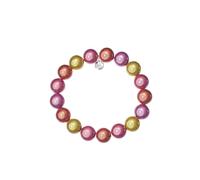 Leslii Reflective Pearls - Pulsera mágica con efecto 3D, Ø 12mm, Plástico, sin gema