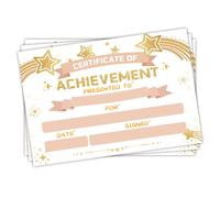 Lesnala 50 PCS Printable Certificate of Award for Children Teachers and Students Parents and Children End of Semester Back to School Home