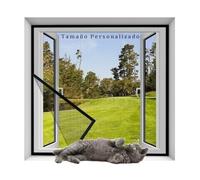 Lesone Red para Ventanas a Prueba de Gatos, Malla Anti-Pájaros y Anti-Mosquitos, Malla de Fibra de Vidrio, Malla Aislante Invisible para Ventanas y Balcones, Personalizado
