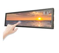 LESOWN Monitor de pantalla táctil ancha de barra estirada de 8.8 pulgadas, 480 x 1920, IPS de barra larga, pantalla LCD, pantalla secundaria, carcasa de PC para Windows Rpi4