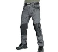 LeSpartan Tactical Pants Lespartan Motorcycle Pants Waterproof and Comfortable Quick-Drying Cargo Work Touring 2025 New (Gray, XXL)