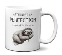 L'Esprit Des Anges - Taza de regalo de humor original - Alcanza la perfección perezosa - Drole Rigolo Divertido