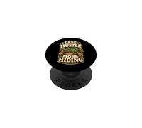 Less Hustle More Hiding Humor Perezoso PopSockets PopGrip Adhesivo