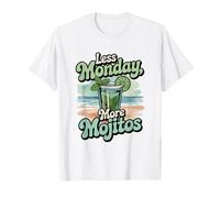 Less Monday More Mojitos Summer Vibes Mode On Vacay Camiseta