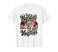 Less Monday More Mojitos Summer Vibes Mode On Vacay Camiseta