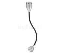 less 'n' more Athene A-BDL2, lámpara de techo y pared LED, negro/cabezal aluminio - regulable corte de fase