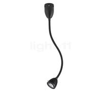 less 'n' more Athene A-BDL2, lámpara de techo y pared LED, negro/cabezal negro - regulador táctil , Venta de almacén, nuevo, embalaje original